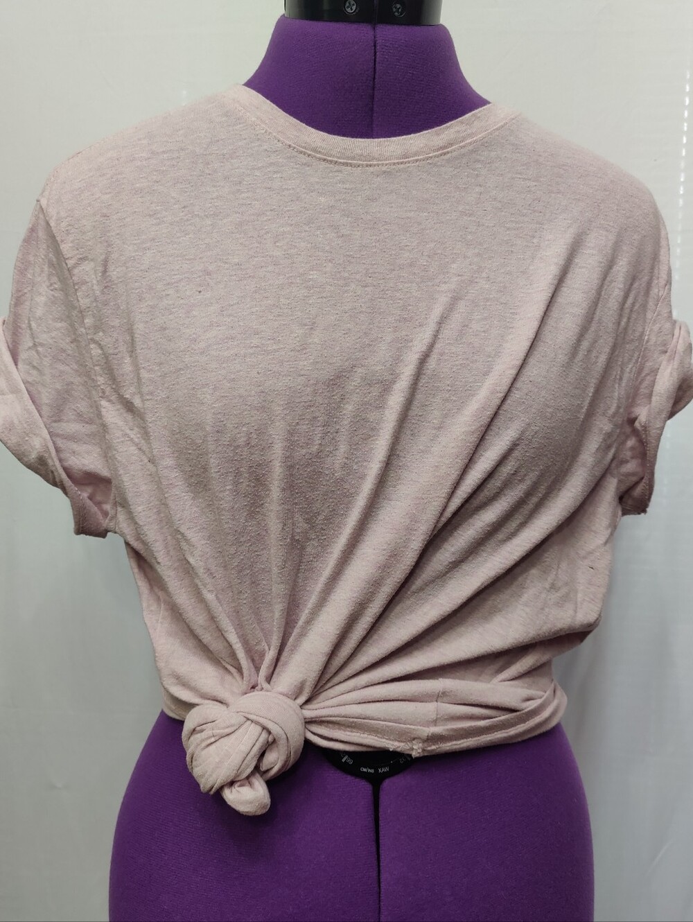 Goodfellow & Co Light Pink Short-Sleeve Knot Tee